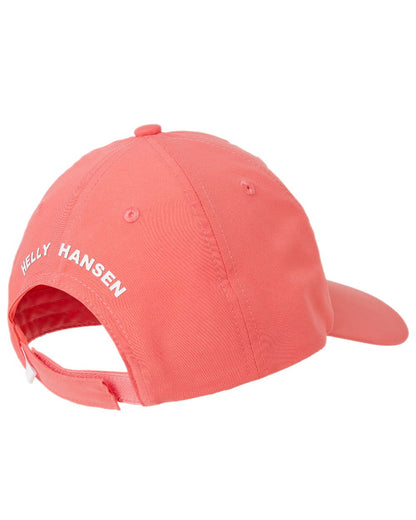 Sunset Pink Coloured Helly Hansen Crew Cap 2.0 on white background 