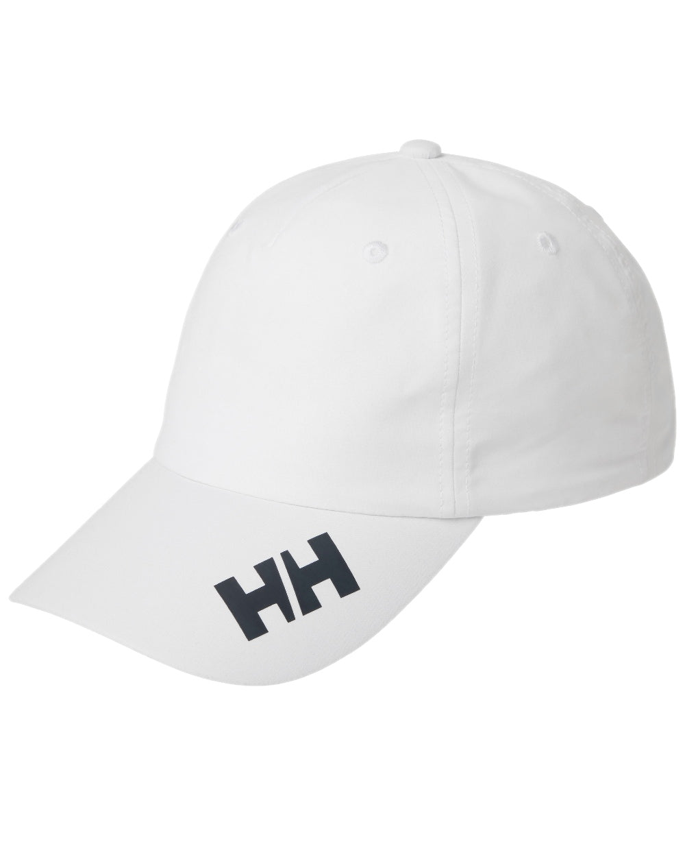 White coloured Helly Hansen Crew Cap 2.0 on white background 