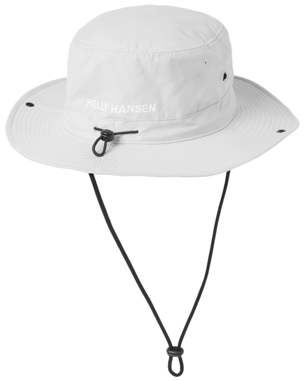 Grey Fog coloured Helly Hansen Crew Sun Hat on White Background 