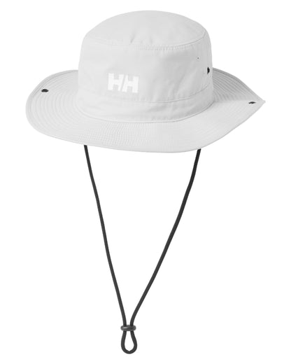 Grey Fog coloured Helly Hansen Crew Sun Hat on White Background 