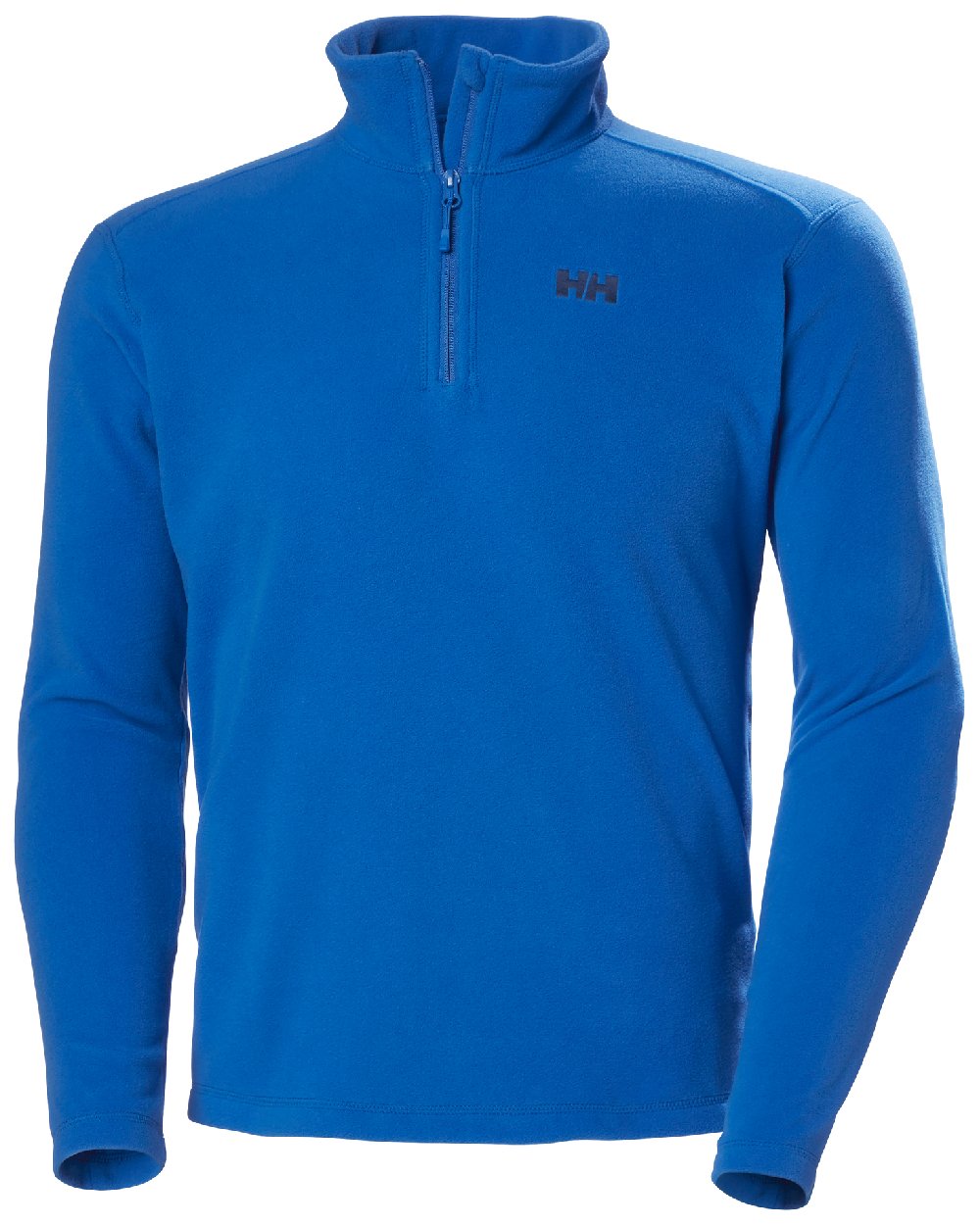 Cobalt 2.0 coloured Helly Hansen Daybreaker 1/2 Zip Fleece on white background 