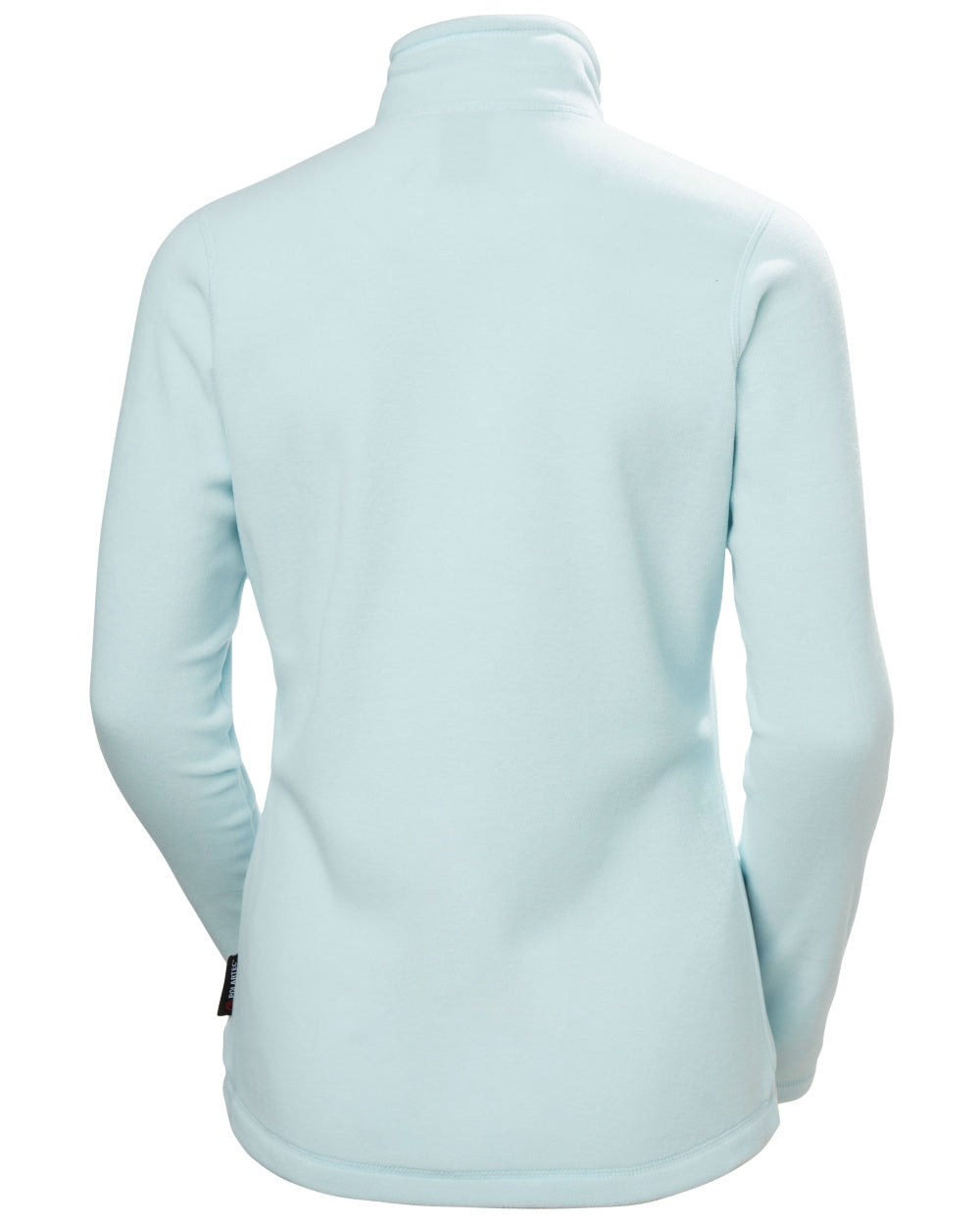 Barely Blue Coloured Helly Hansen Daybreaker Ladies Fleece Jacket on White Background 