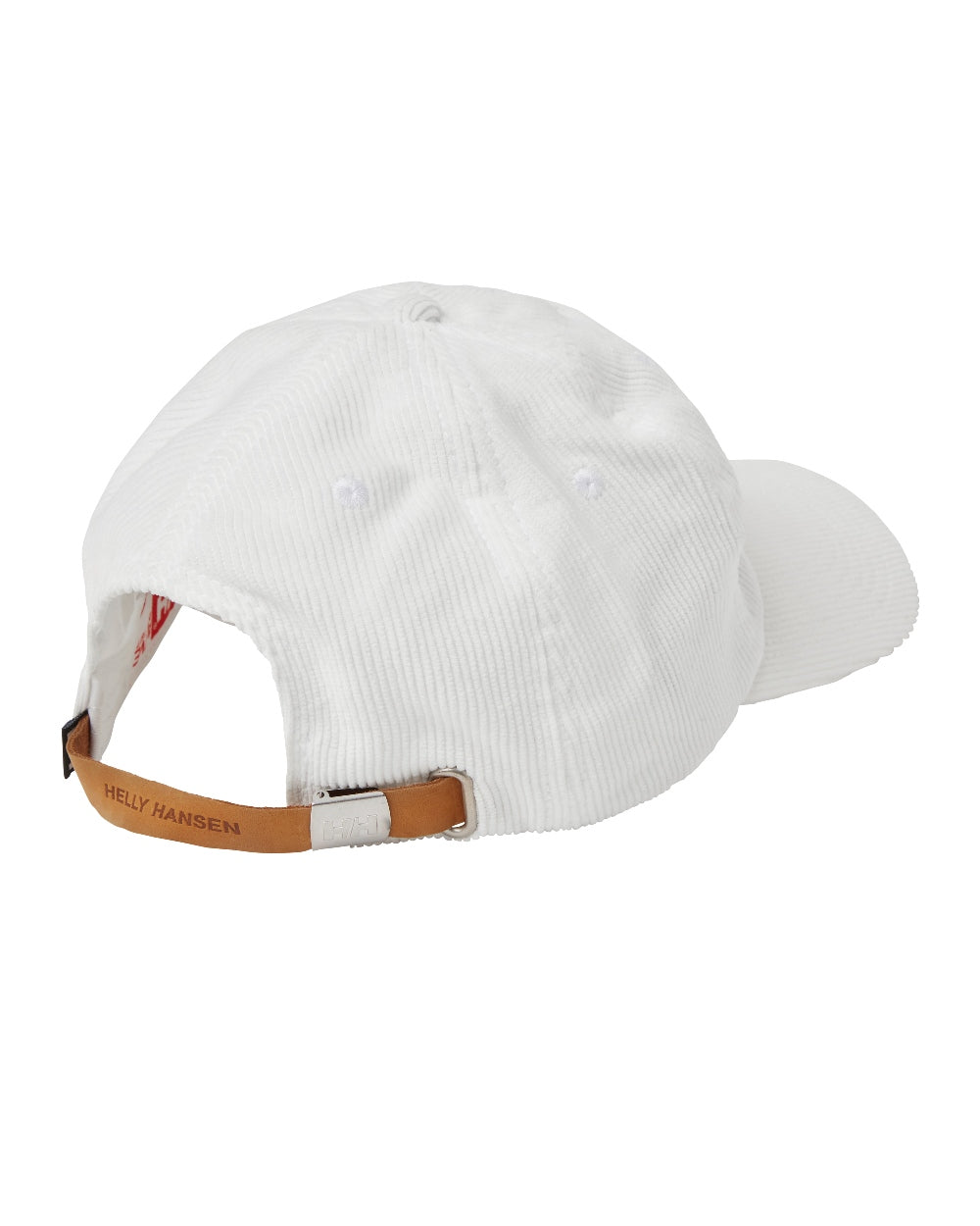 Off White coloured Helly Hansen Graphic Cap on white background 