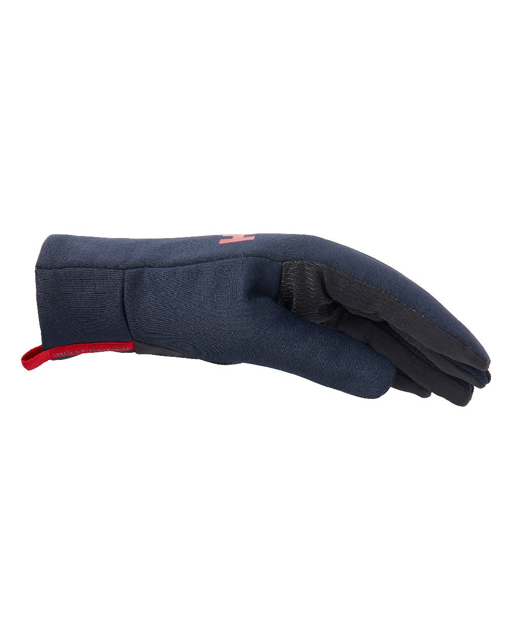 Navy Coloured Helly Hansen Hardface Fleece Touch Gloves on white background 