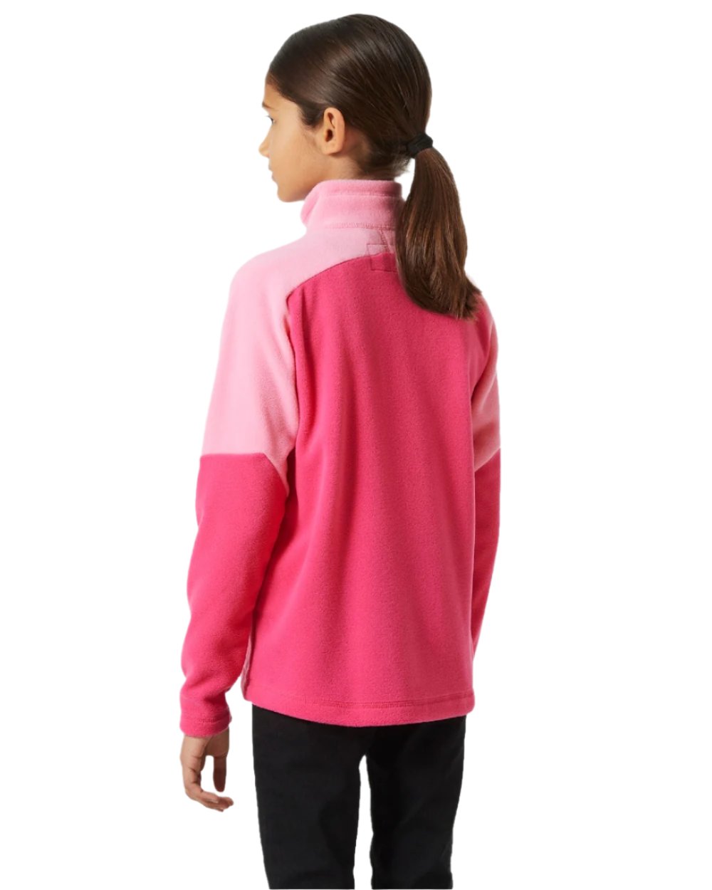 Dragon Fruit Coloured Helly Hansen Juniors Daybreaker 2.0 Jacket on white background 