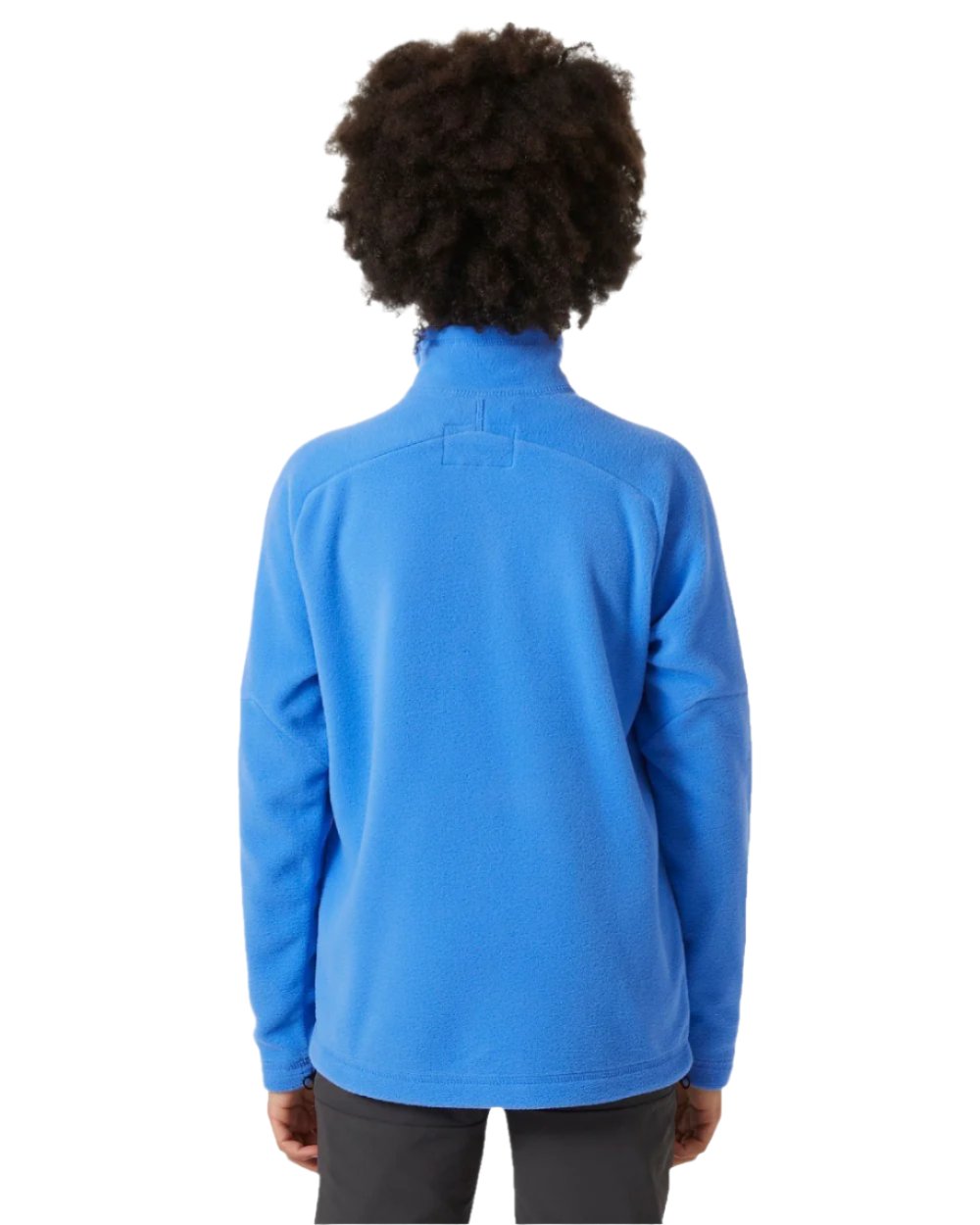 Ultra Blue Coloured Helly Hansen Juniors Daybreaker 2.0 Jacket on white background 