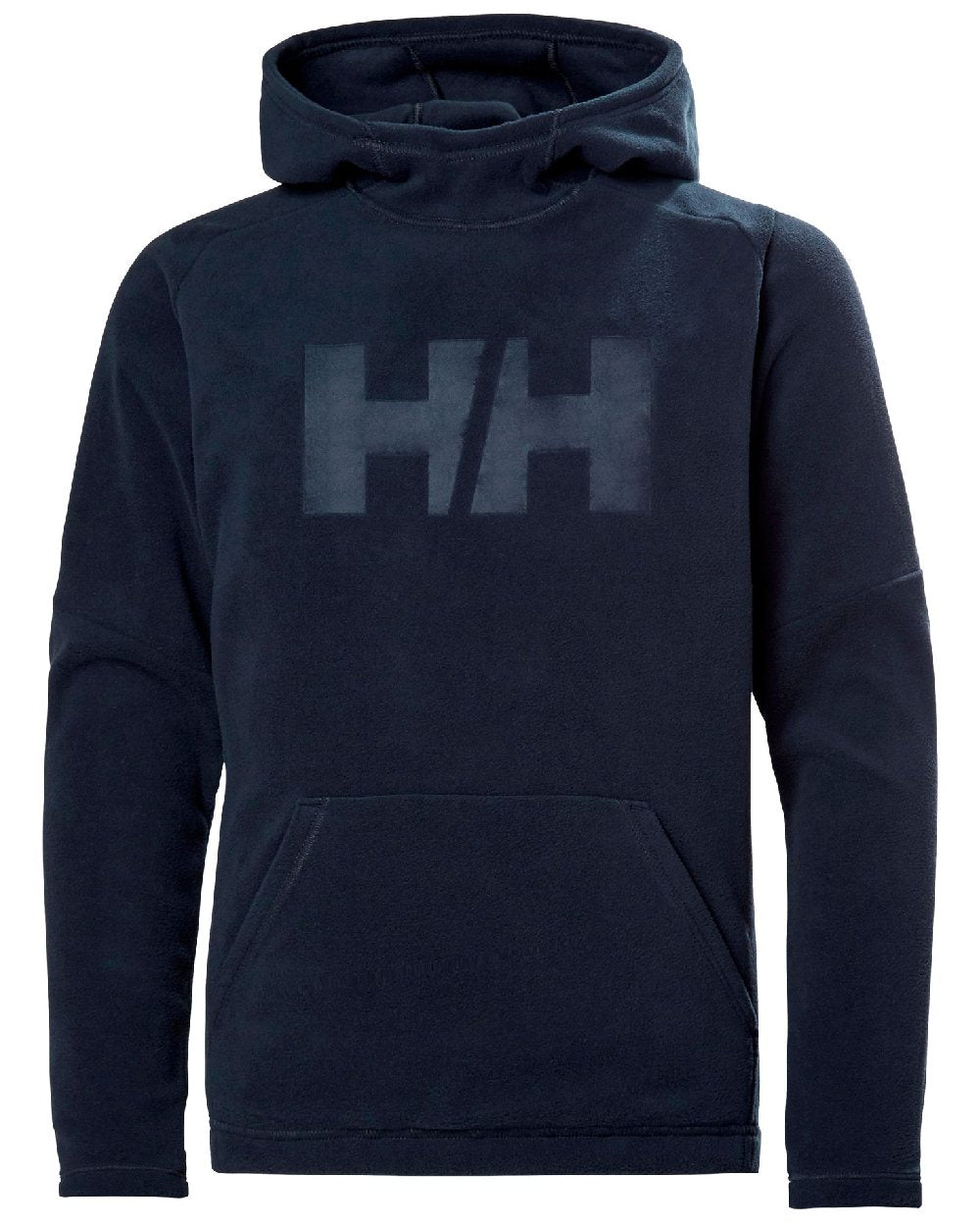 Navy Coloured Helly Hansen Juniors Daybreaker Hoodie on white background 