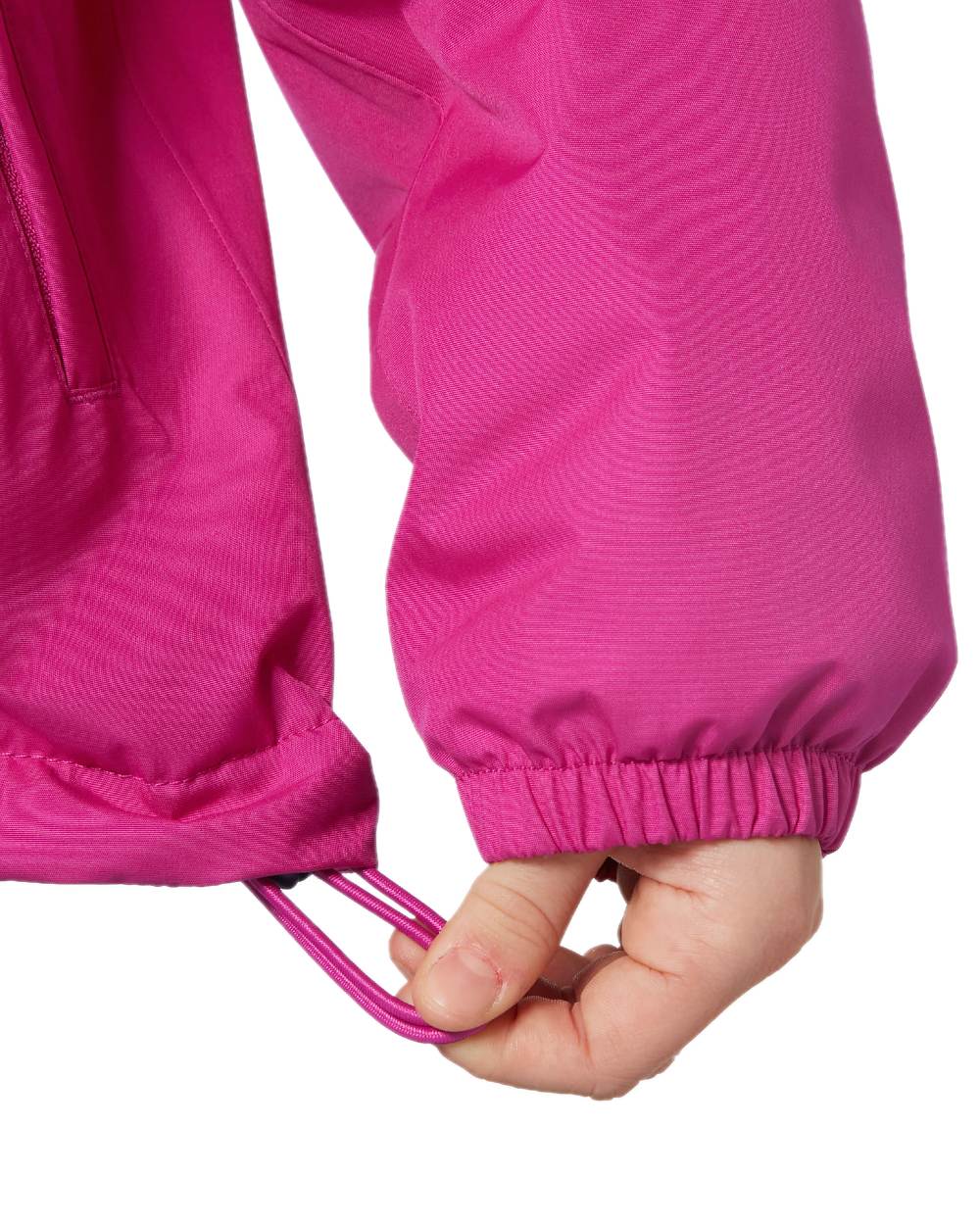 Magenta 2 Coloured Helly Hansen Juniors Vancouver Fleece Insulated Jacket on white background 