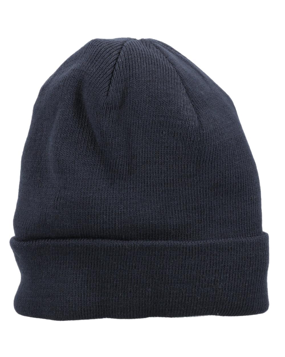 Navy Coloured Helly Hansen Kensington Beanie on White background 
