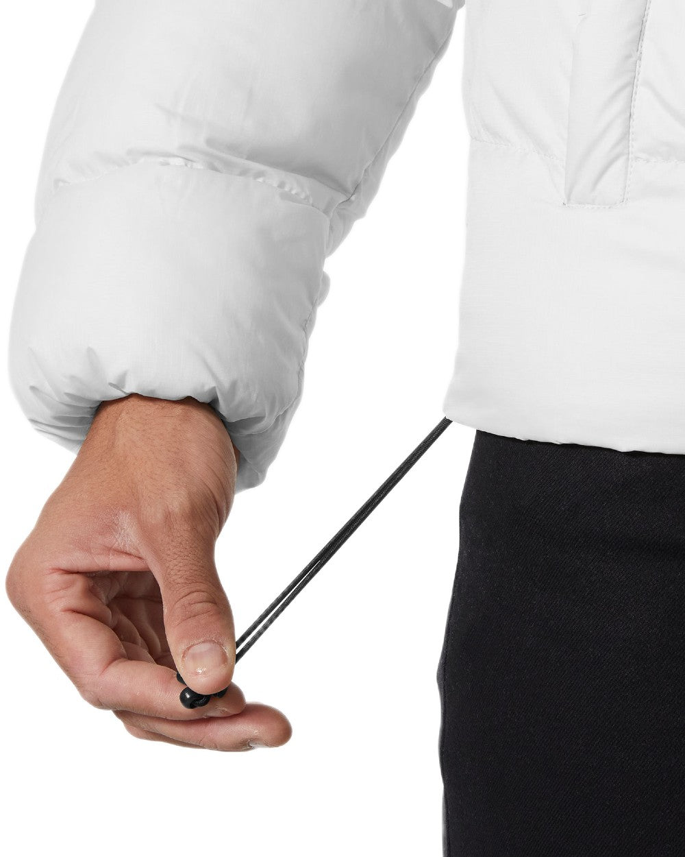 Nimbus Cloud Coloured Helly Hansen Mens Active Puffy Jacket on white background 