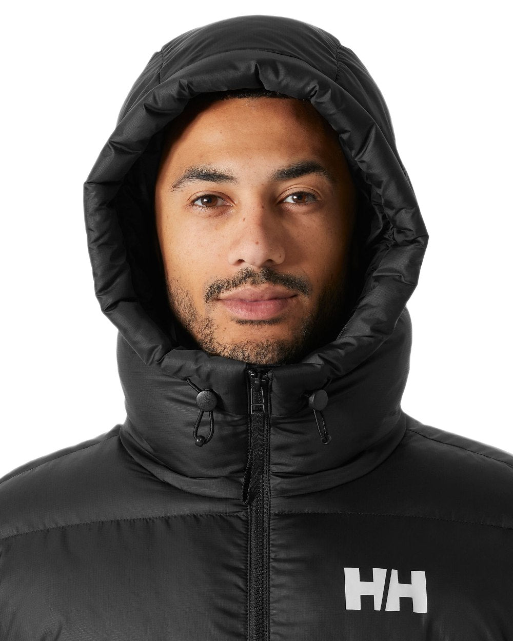Nimbus Cloud Coloured Helly Hansen Mens Active Puffy Jacket on white background 