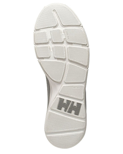 New Light Grey Coloured Helly Hansen Mens Ahiga V4 HP Sneakers on white background 