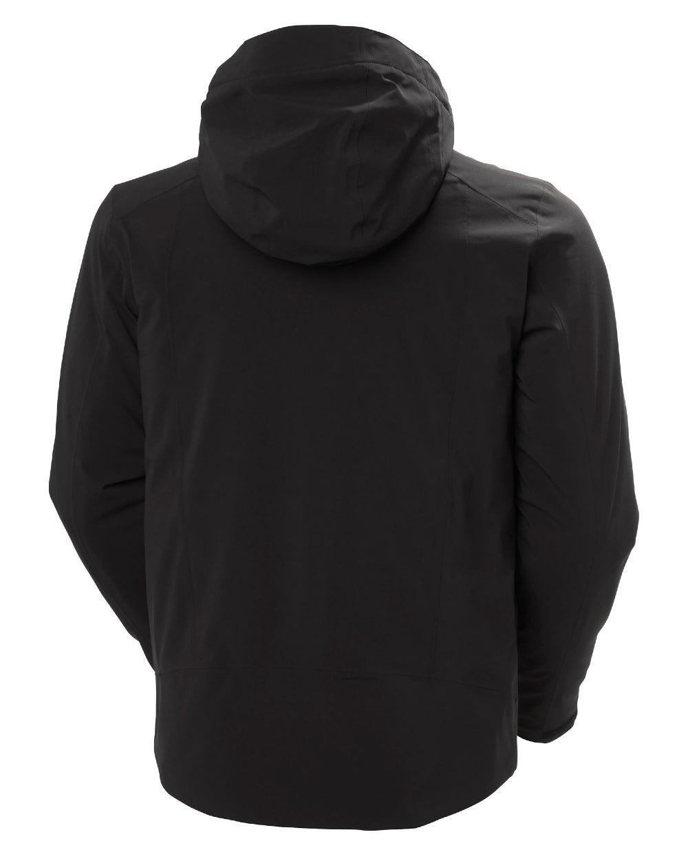 Black Coloured Helly Hansen Mens Alpha 4.0 Jacket on white background 