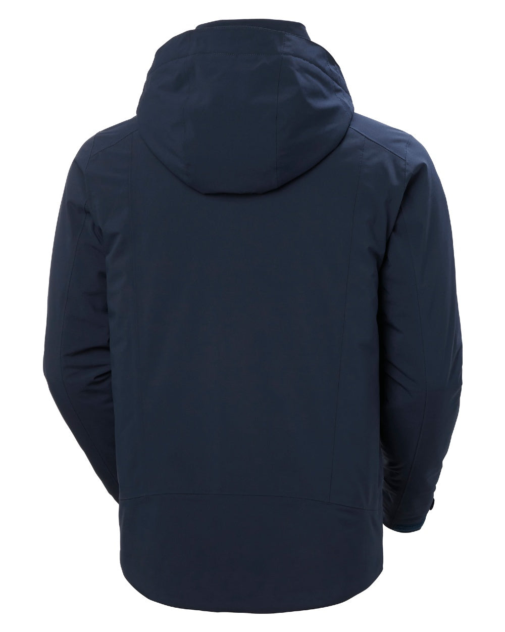 Navy Coloured Helly Hansen Mens Alpha 4.0 Jacket on white background 