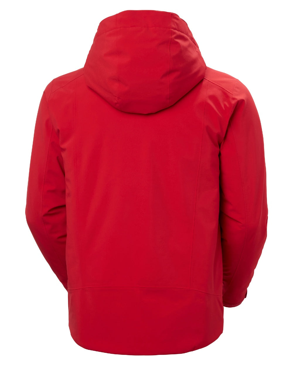 Red Coloured Helly Hansen Mens Alpha 4.0 Jacket on white background 