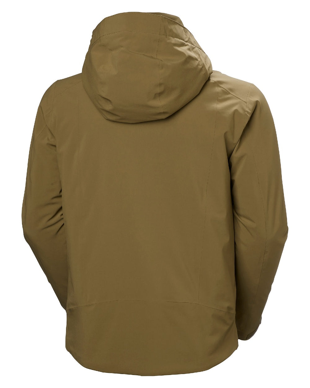 Sepia Coloured Helly Hansen Mens Alpha 4.0 Jacket on white background 