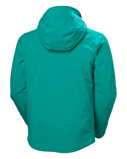 Signal Green Coloured Helly Hansen Mens Alpha 4.0 Jacket on white background 