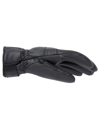 Black Coloured Helly Hansen Mens Alpha Gloves on white background 