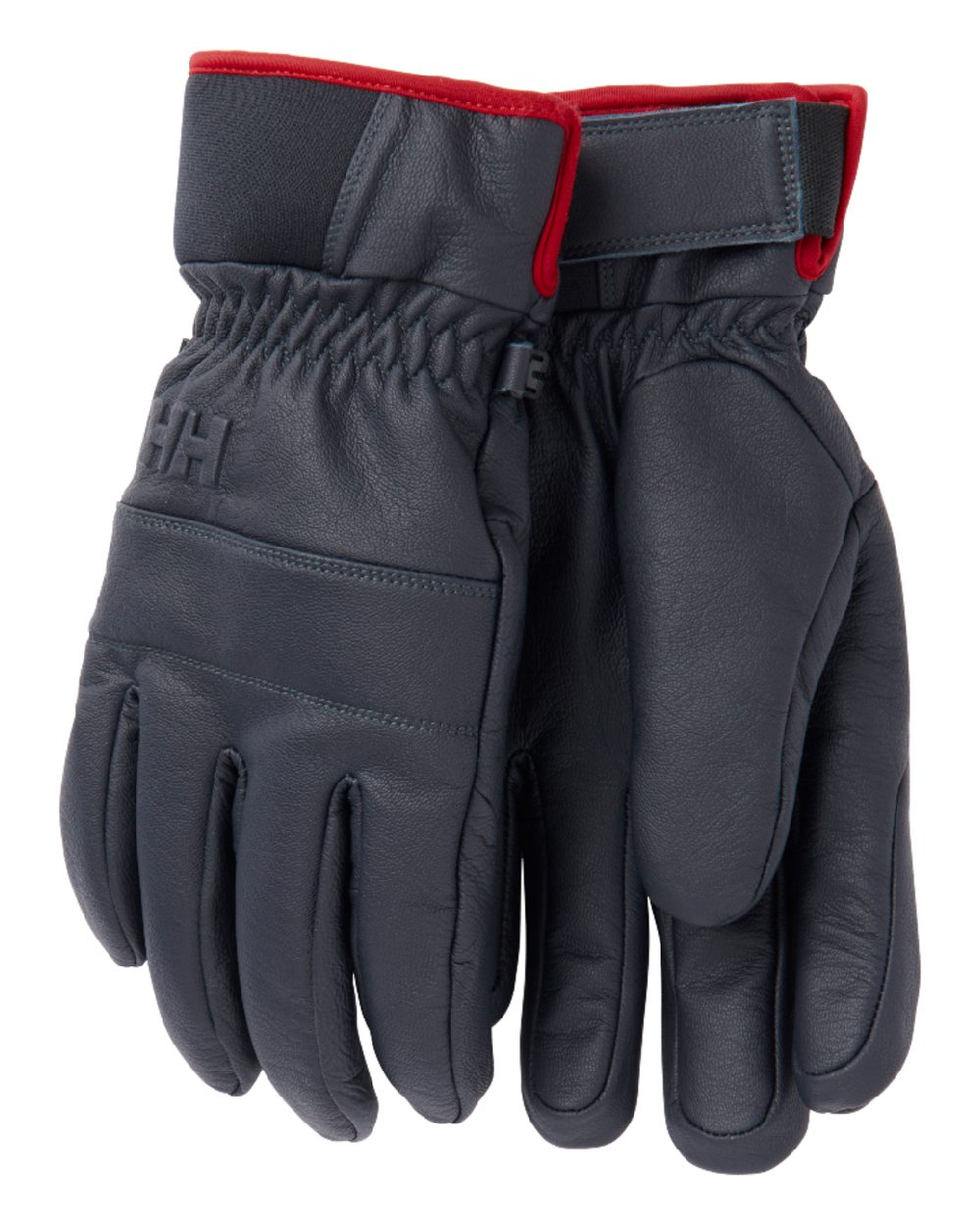Navy Coloured Helly Hansen Mens Alpha Gloves on white background 