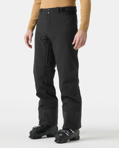 Black Coloured Mens Alpha Insulated Pant on White Background 