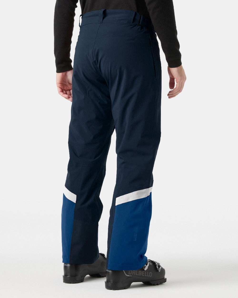 Navy Coloured Mens Alpha Insulated Pant on White Background 