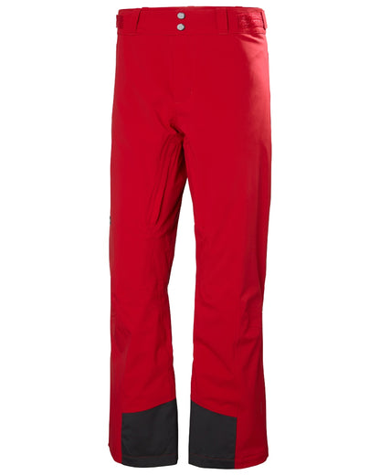Red Coloured Mens Alpha Insulated Pant on White Background 