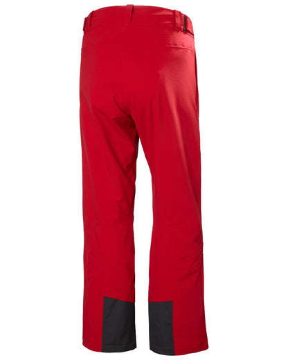 Red Coloured Mens Alpha Insulated Pant on White Background 
