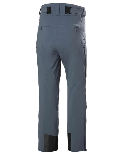 Alpine Frost Coloured Helly Hansen Mens Alpha Lifaloft Insulated Ski Pants on white background 