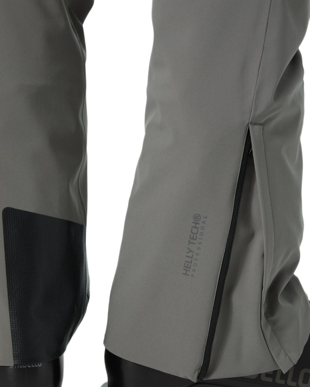 Concrete Coloured Helly Hansen Mens Alpha Lifaloft Insulated Ski Pants on white background 