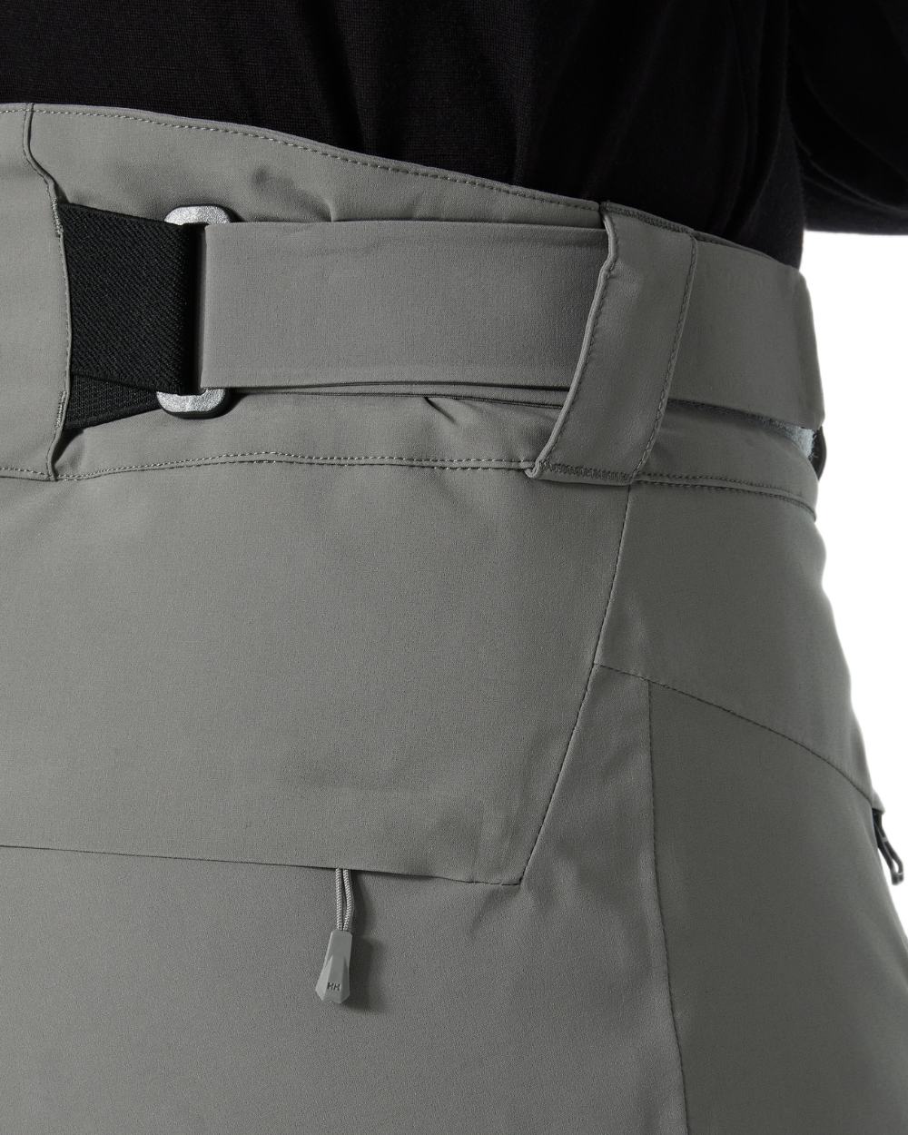 Concrete Coloured Helly Hansen Mens Alpha Lifaloft Insulated Ski Pants on white background 