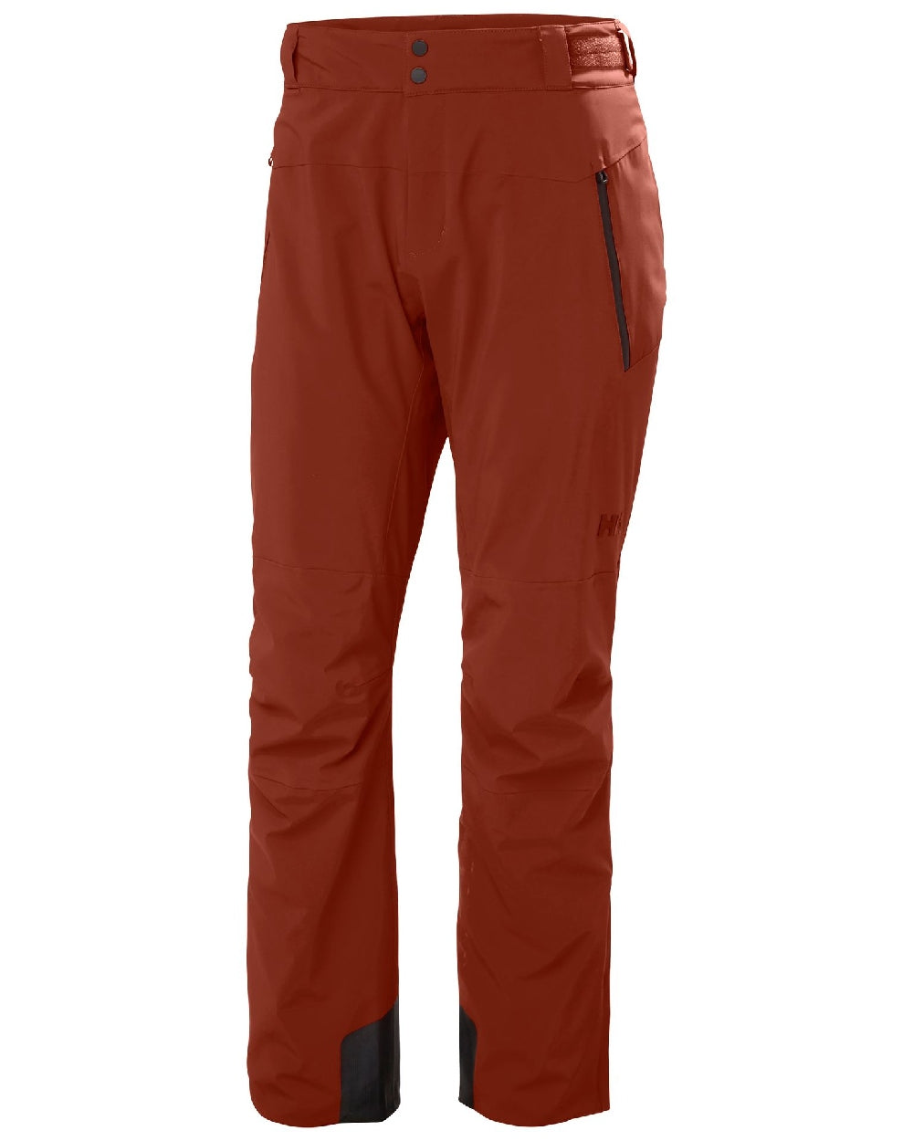 Iron Oxide Coloured Helly Hansen Mens Alpha Lifaloft Insulated Ski Pants on white background 