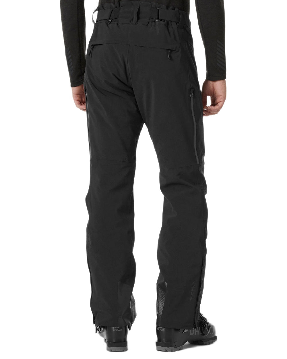 Navy Coloured Helly Hansen Mens Alpha Lifaloft Insulated Ski Pants on white background 