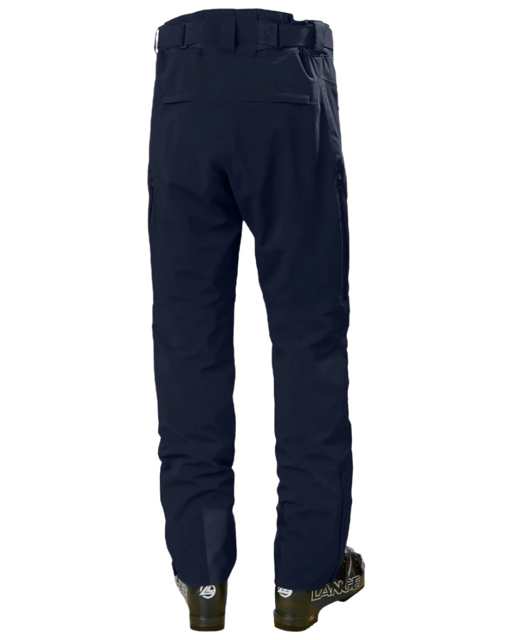 Navy Coloured Helly Hansen Mens Alpha Lifaloft Insulated Ski Pants on white background 