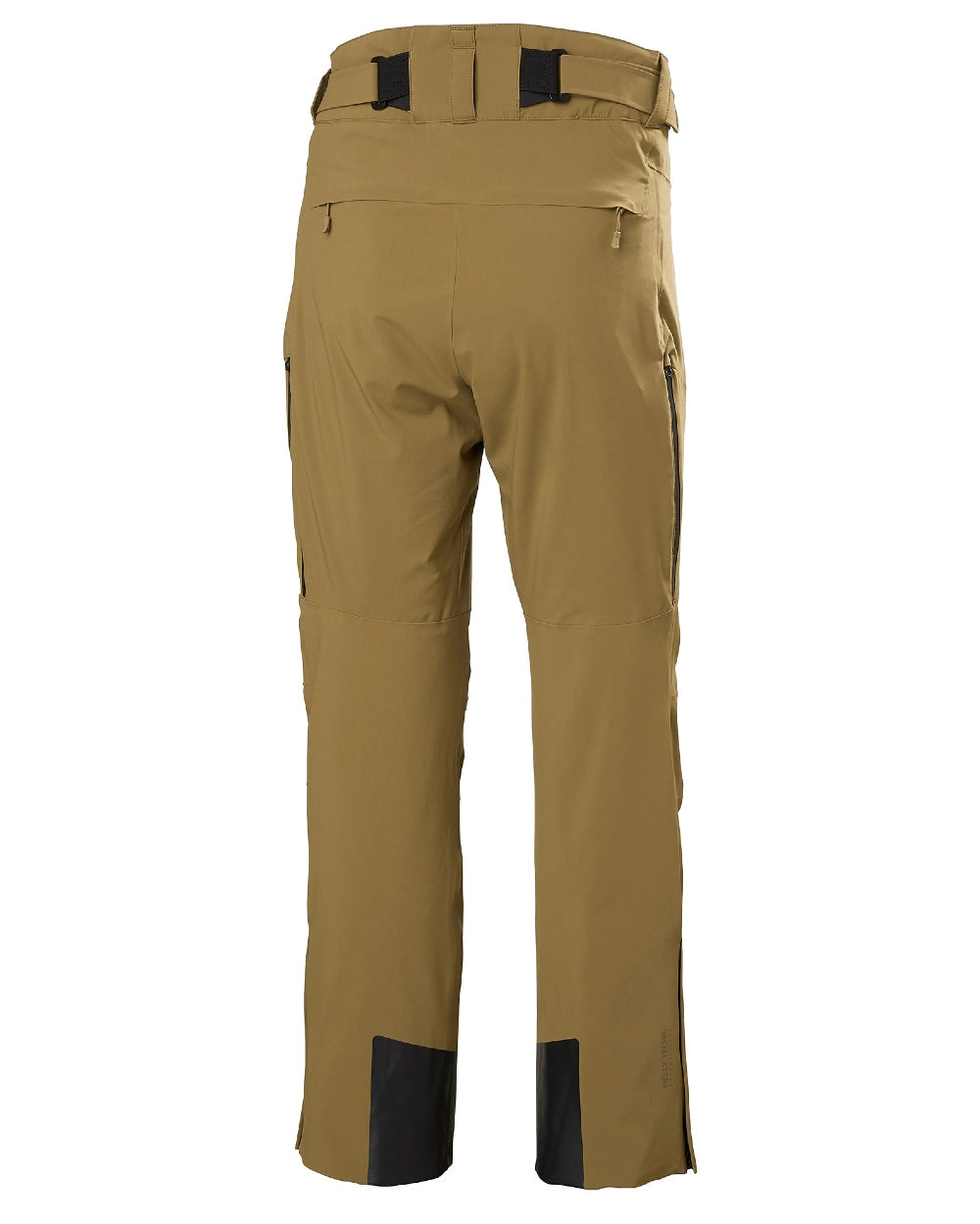 Sepia Coloured Helly Hansen Mens Alpha Lifaloft Insulated Ski Pants on white background 