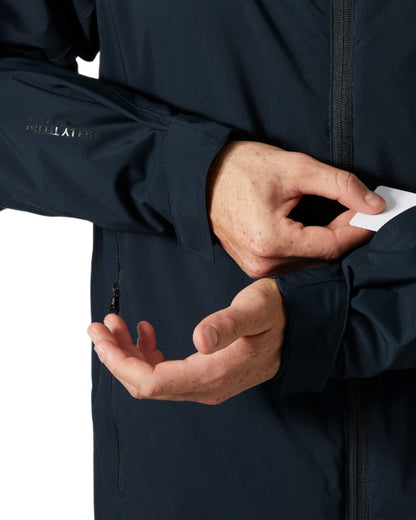 Navy Coloured Helly Hansen Mens Alpine Insulated Jacket on white background 