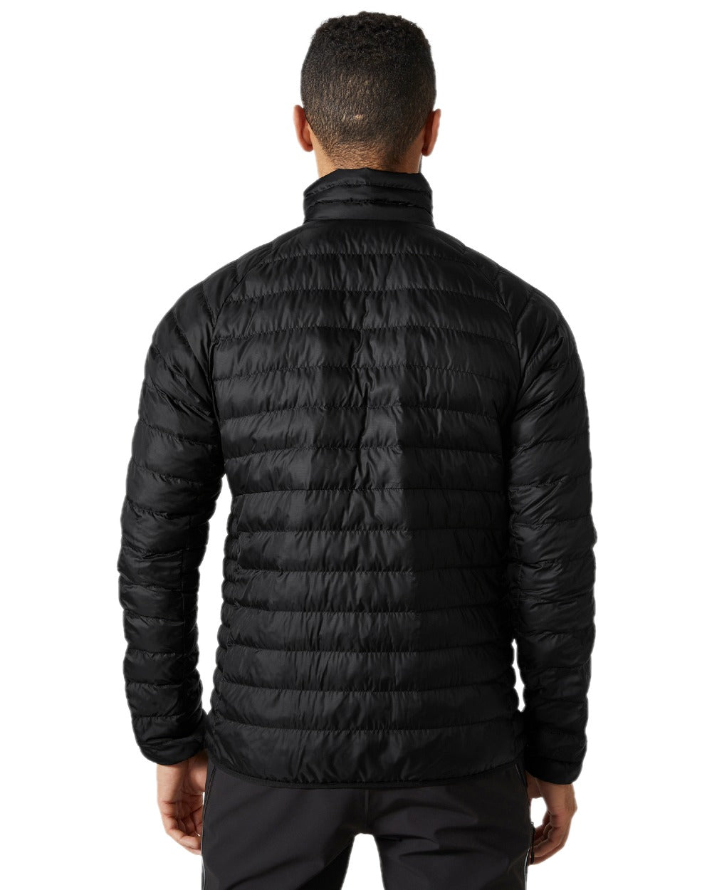 Black Coloured Helly Hansen Mens Banff Insulator Jacket on white background 