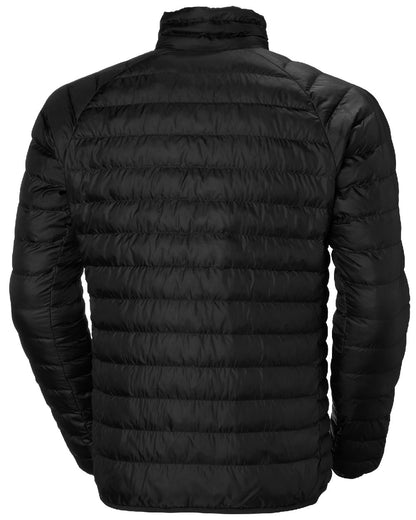 Black Coloured Helly Hansen Mens Banff Insulator Jacket on white background 