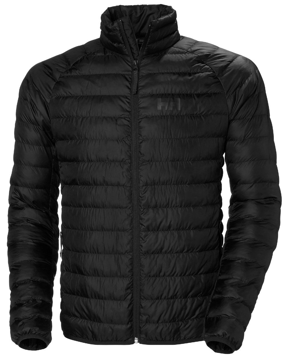 Black Coloured Helly Hansen Mens Banff Insulator Jacket on white background 