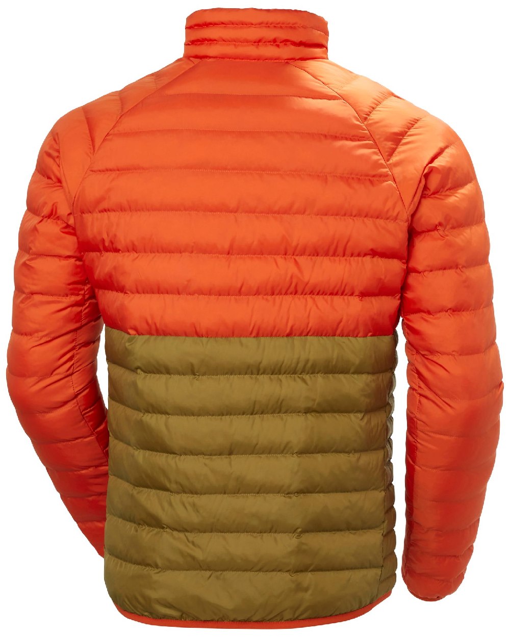 Patrol Orange Lynx Coloured Helly Hansen Mens Banff Insulator Jacket on white background 