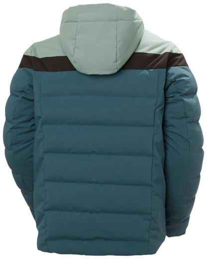 Dark Creek Coloured Helly Hansen Mens Bossanova Puffy Jacket on white background 