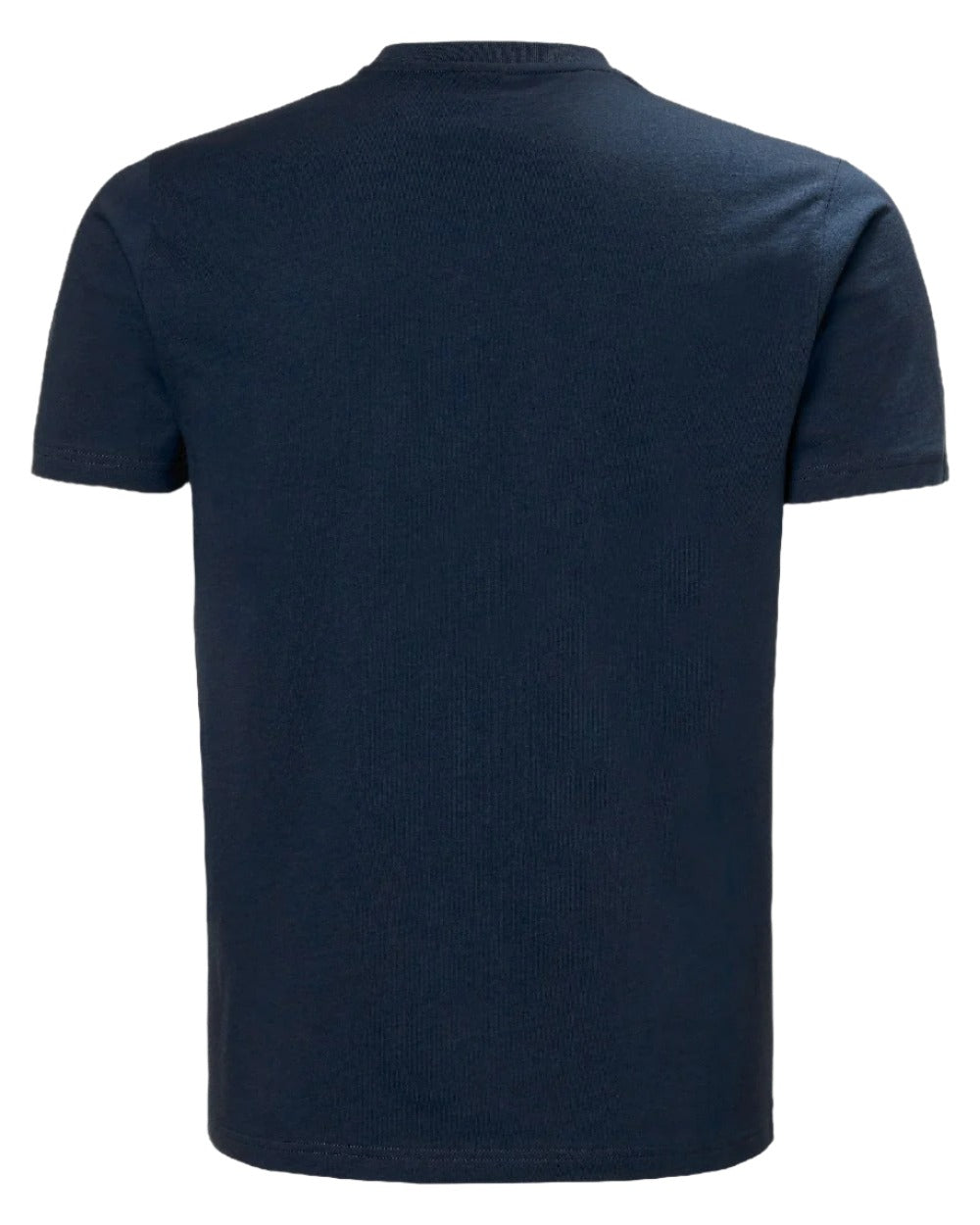 Navy Helly Hansen Mens Box T-Shirt 2.0 on white background 