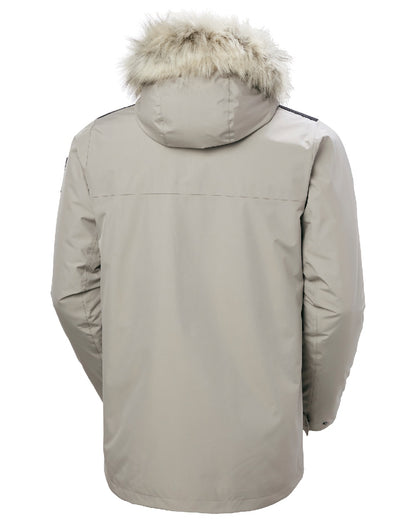 Terrazzo coloured Helly Hansen Mens Coastal 3.0 Parka on white background 