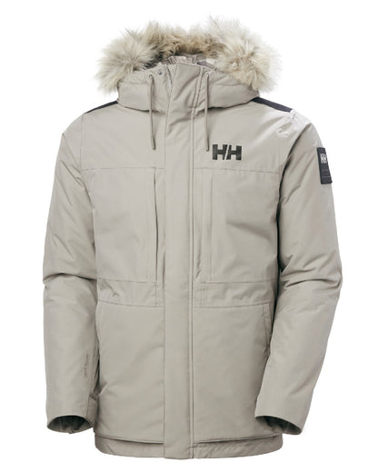 Terrazzo coloured Helly Hansen Mens Coastal 3.0 Parka on white background 