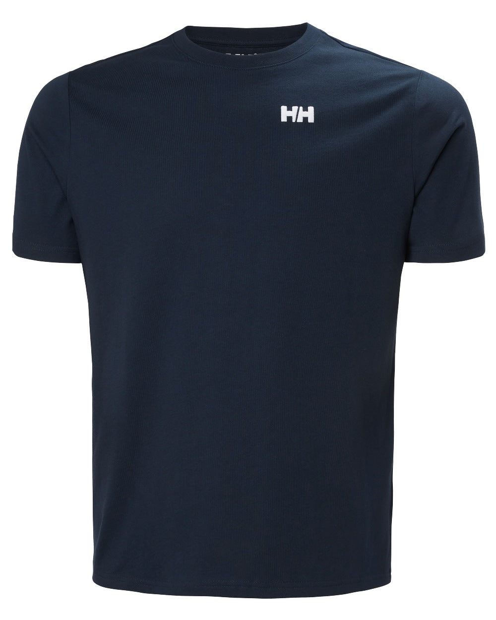 Navy coloured Helly Hansen Mens Core Graphic T-Shirt 2.0 on white background 