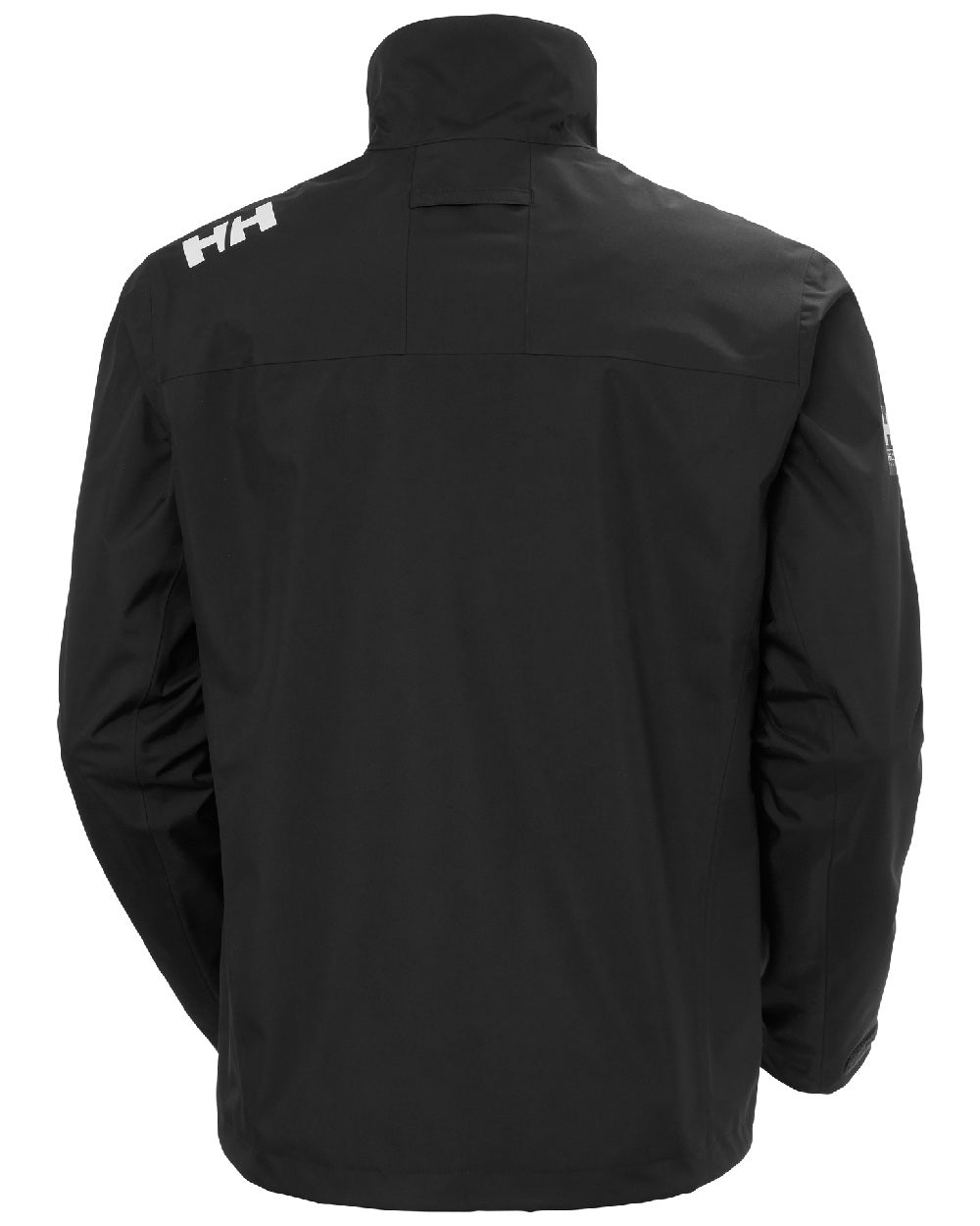 Black coloured Helly Hansen Mens Crew Jacket 2.0 on white background 