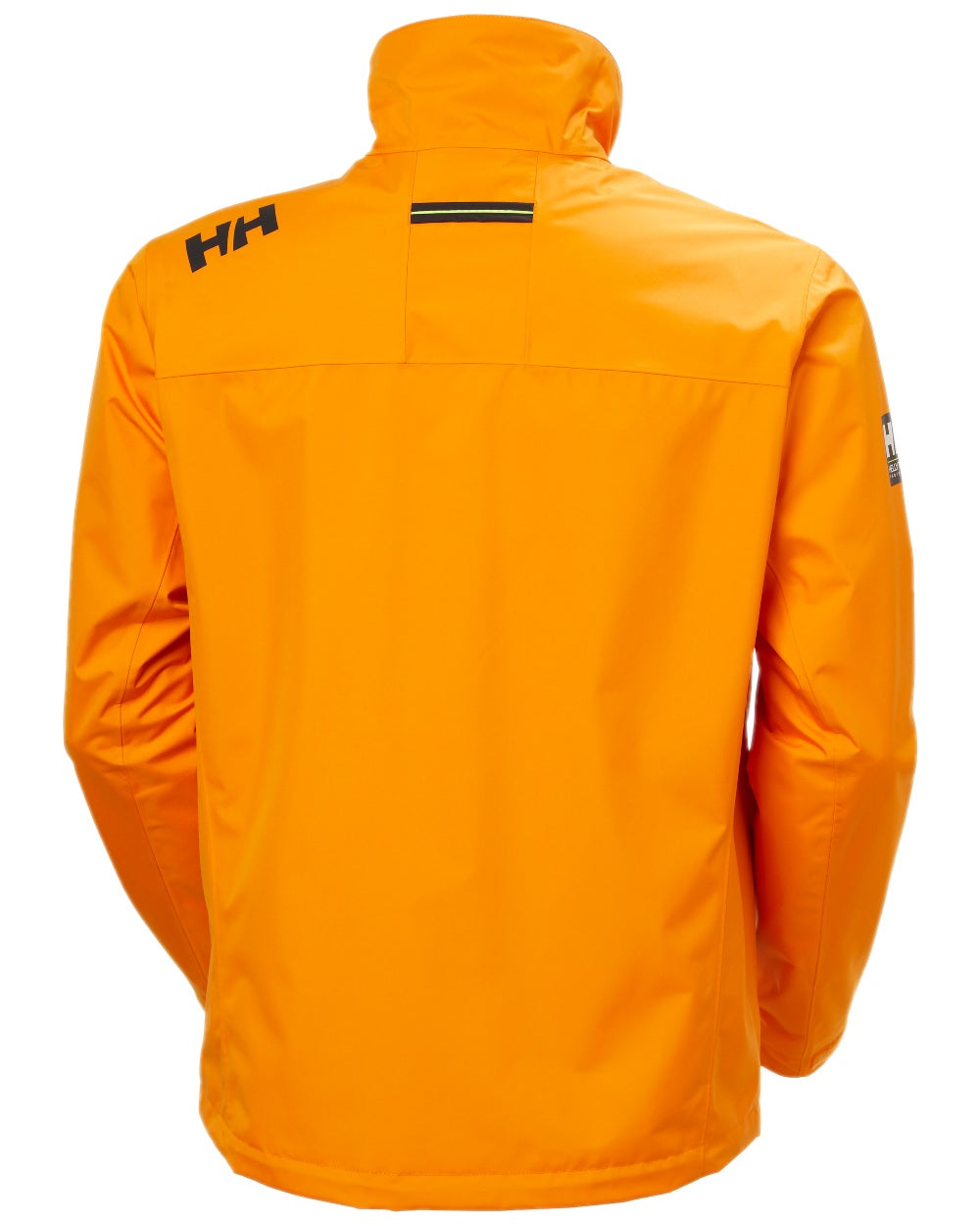 Ignite Orange Coloured Helly Hansen Mens Crew Jacket 2.0 on white background
