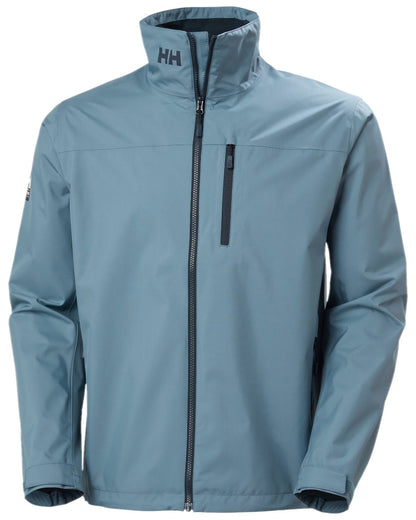 Washed Navy Coloured Helly Hansen Mens Crew Jacket 2.0 on white background
