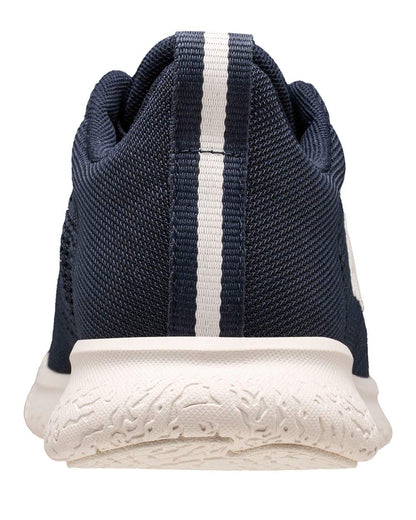 Navy White coloured Helly Hansen Mens Crew Light Casual Shoes on white background 