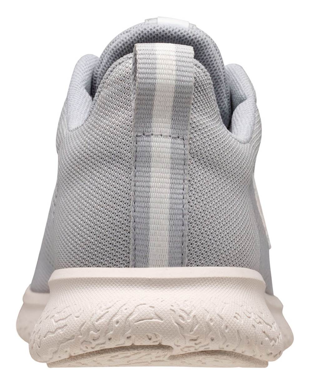 Grey Fog Off White coloured Helly Hansen Mens Crew Light Casual Shoes on white background 