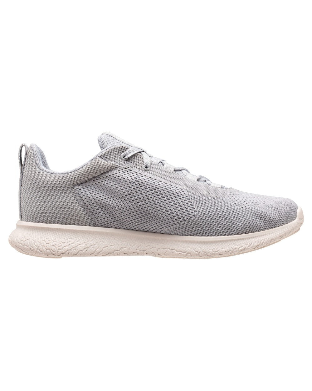 Grey Fog Off White coloured Helly Hansen Mens Crew Light Casual Shoes on white background 
